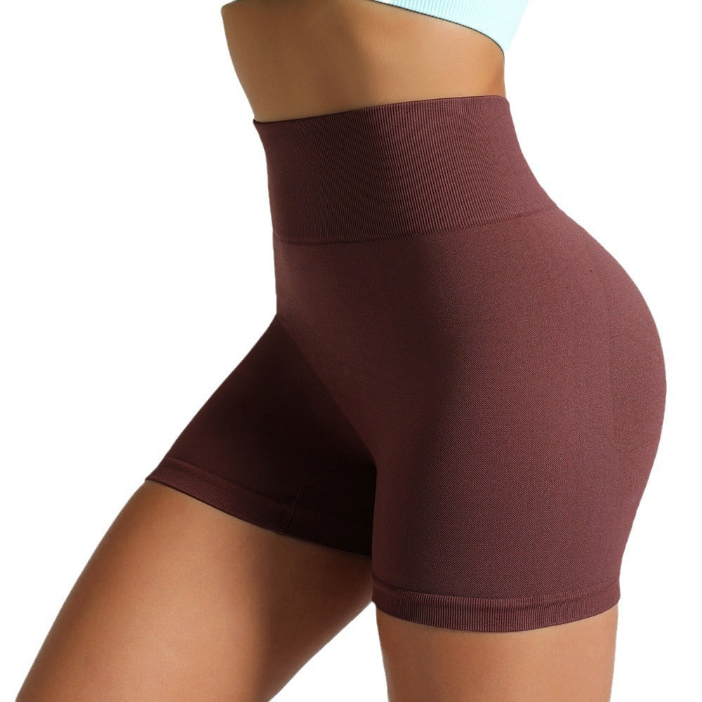 Outdoor Seamless Yoga Shorts Hip