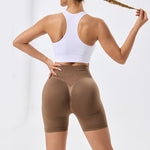 Seamless Knitted Belly Tight Pants