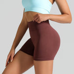 Outdoor Seamless Yoga Shorts Hip