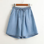 Lyocell Denim Shorts For Women