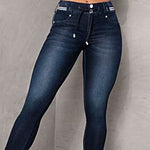 Tight Hip Raise Skinny Denim Ankle Length Pants