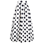 Skirt Retro Dots Large Swing Mid Skirt